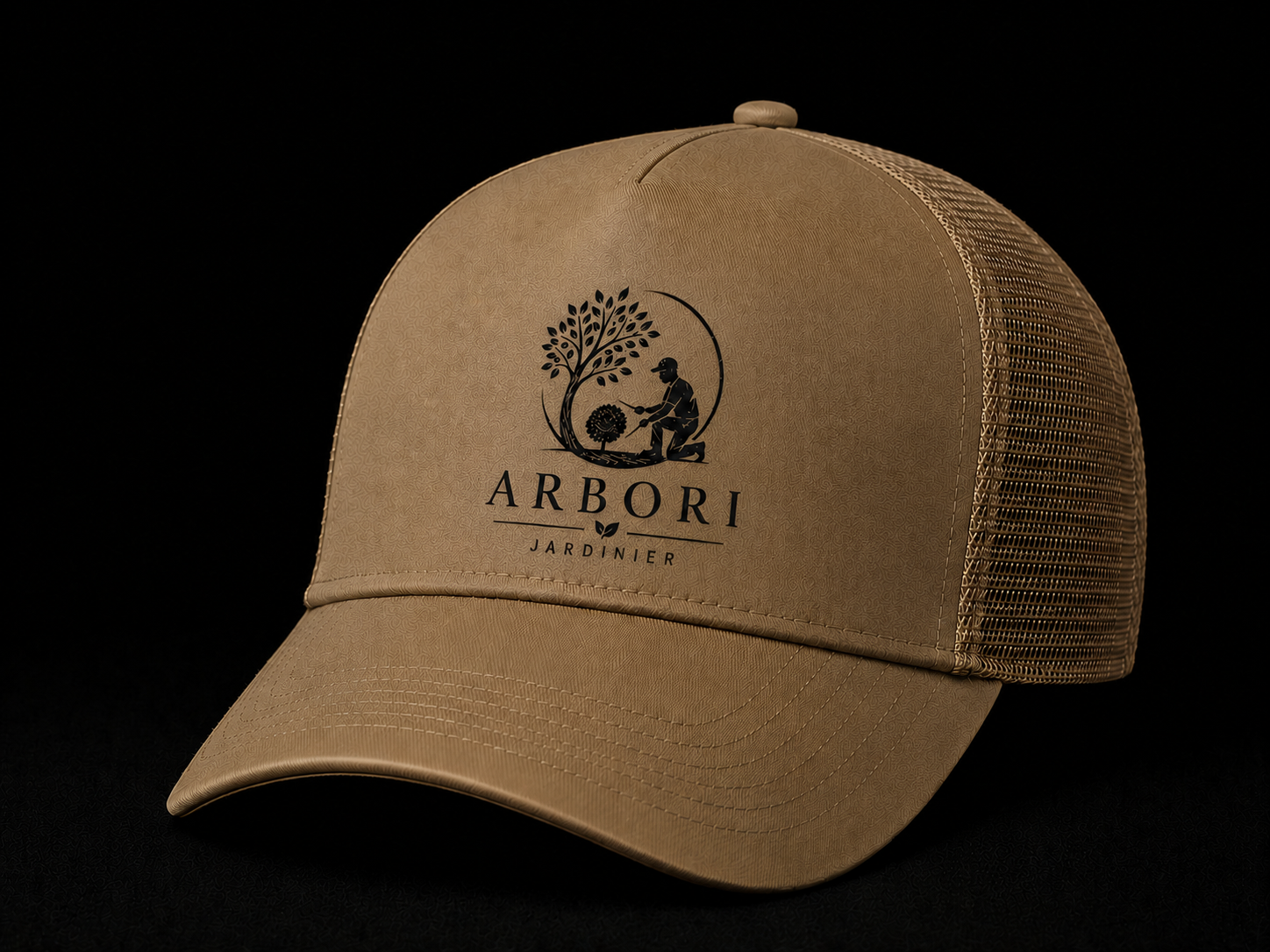 Arbori Jardinier – Casquette khaki DTF